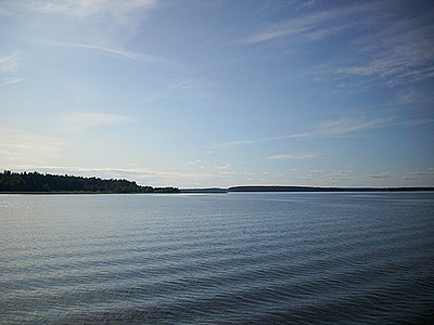 Seliger.  Blick vom m/v "Captain Markov"