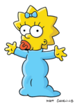 Мэгги Симпсон — главный герой мультфильма