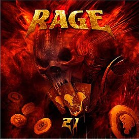 Обложка альбома Rage «21» (2012)