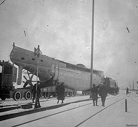 Transporte del submarino "Mariscal de campo Graf Sheremetev" a Vladivostok