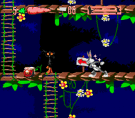 Кадр из первого уровня версии для Sega Mega Drive/Genesis