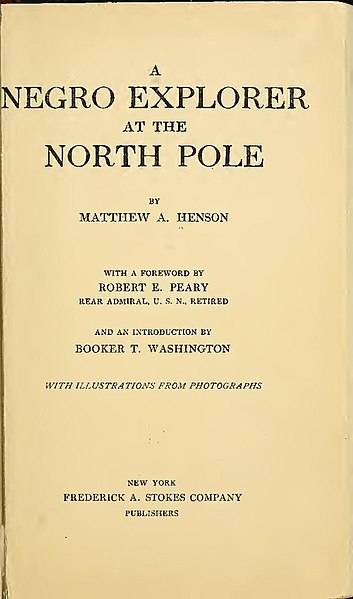 Файл:A negro explorer at the North pole .jpg