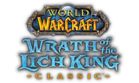 Логотип World of Warcraft: Wrath of the Lich King Classic