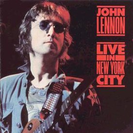 Cover von John Lennons Album Live in New York City (1986)