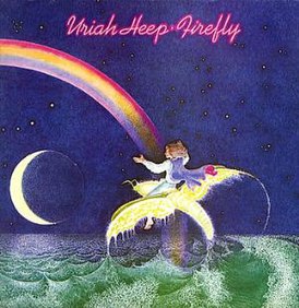 Okładka albumu Uriah Heep „Firefly” (1977)