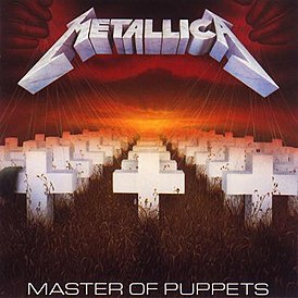 Обложка альбома Metallica «Master Of Puppets» (1986)