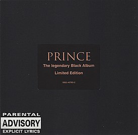 Portada de The Black Album de Prince (1994)