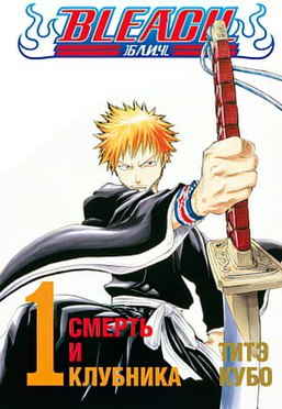 Capa da edição em russo do primeiro volume do mangá Bleach