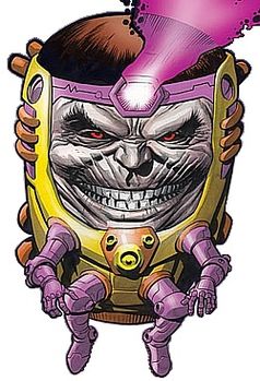 М.О.Д.О.К на обложке Super-Villain Team-Up: MODOK's 11 (Сентябрь, 2007) Художник Эрик Пауэлл