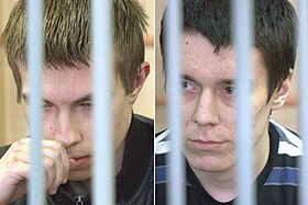 Ануфриев и Лыткин на суде в день вынесения приговора, 2 апреля 2013 года