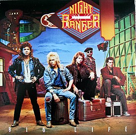 Обложка альбома Night Ranger «Big Life» (1987)
