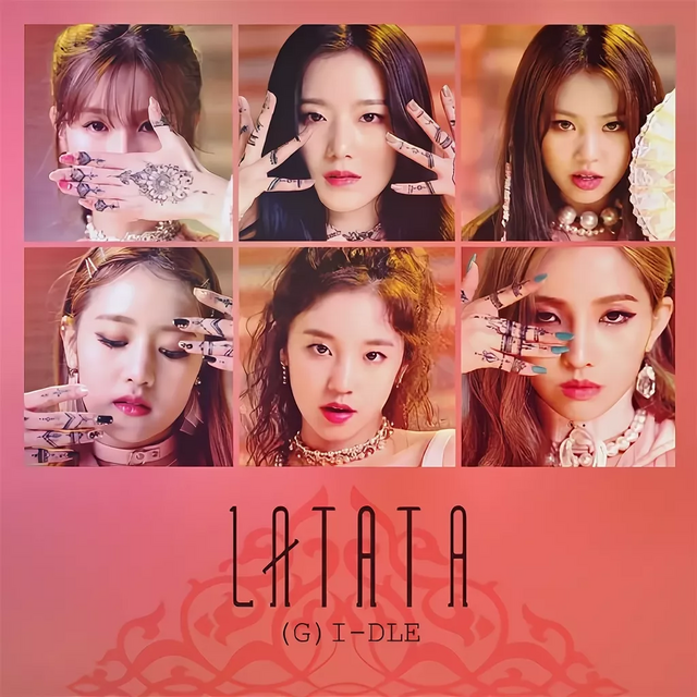 Джи айдл латата. Латата g Idle. Gidle LATATA обложка. G Idle LATATA album. LATATA G I-DLE обложка.