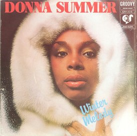 Обложка сингла Донны Саммер «Winter Melody» (1977)