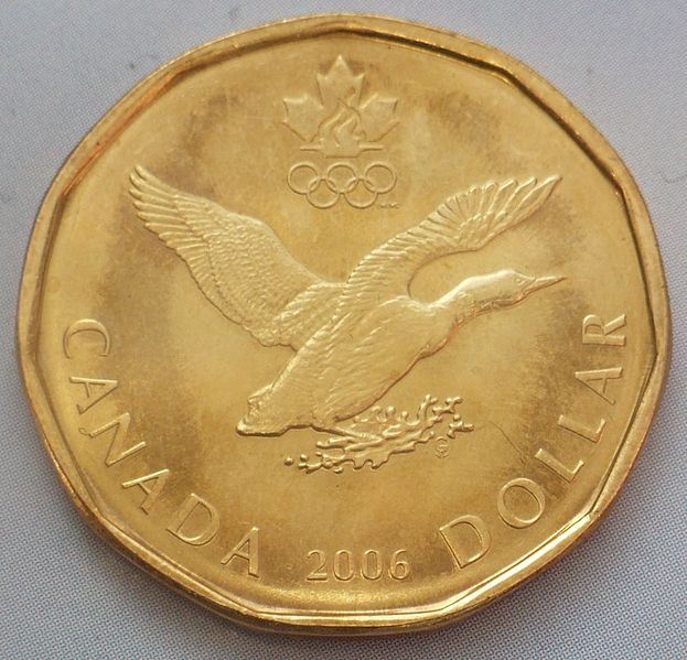 Файл:Canada 1 dollar 2006.jpg