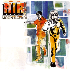 Обложка альбома Air «Moon Safari» (1998)