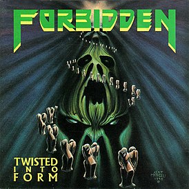 Обложка альбома Forbidden «Twisted into Form» (1990)