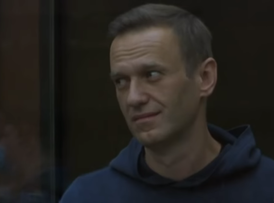 Алексей Навальный на заседании Симоновского суда Москвы 2 февраля 2021 года
