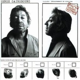 Cover van Serge Gainsbourg's album You're Under Arrest (1987)