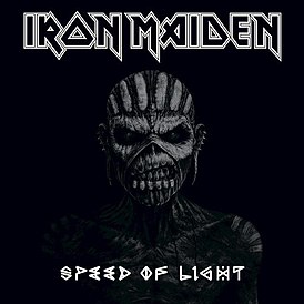 Обложка сингла Iron Maiden «Speed of Light» (2015)