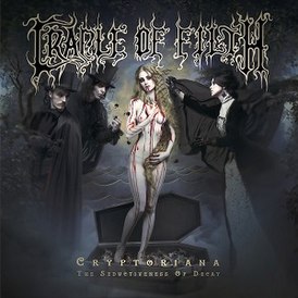 Обложка альбома Cradle of Filth «Cryptoriana — The Seductiveness of Decay» (2017)