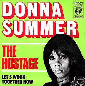 Обложка сингла Донны Саммер «The Hostage» (1974)