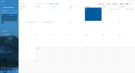 Приложение «Календарь» в составе Windows 10