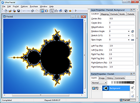 Скриншот программы Ultra Fractal