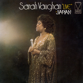 Обложка альбома Сары Воан «Live in Japan» (1973)