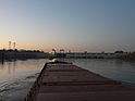 Rhoine river Lock Beaucaire Approaching South Gate of lock 27 of Dec 2011 evening.jpg
