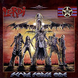 Обложка альбома Lordi «Scare Force One» (2014)