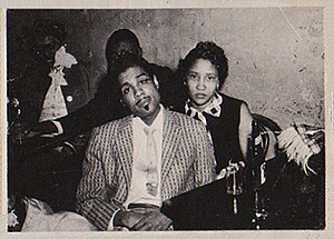 Литтл Джонни Джонс с женой Летой Джонс, 1950-е