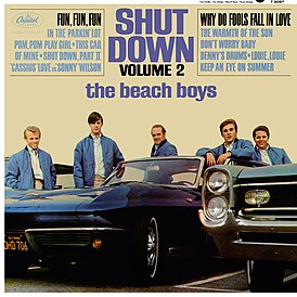 Обложка альбома The Beach Boys «Shut Down Volume 2» (1964)