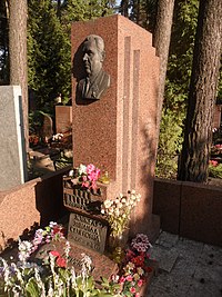 Zhizhels grav på den østlige kirkegården i Minsk