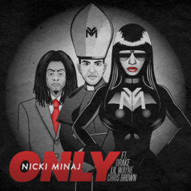 Cover van Nicki Minaj's single "Only" (2014)