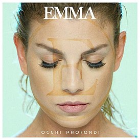 Обложка сингла Эммы Марроне «Occhi profondi» (2015)