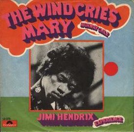 Portada de The Jimi Hendrix Experience "The Wind Cries Mary"