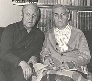Сергей Бубеннов с отцом, 1981 год