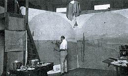 Жан де Палеолог в своей студии в США