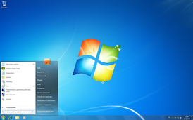 Рабочий стол Windows 7 в формате 16:9