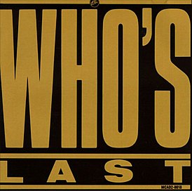 De laatste albumhoes van The Who's (1984)