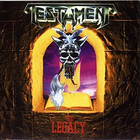 Обложка альбома Testament «The Legacy» (1987)