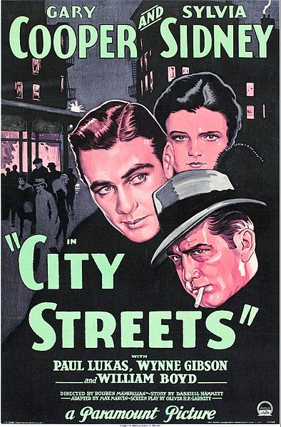 Файл:Городские улицы 1931 постер.jpg