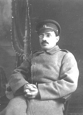 Grigory Yakovlevich Krasny-Admoni, voluntário do 3º Regimento de Infantaria