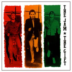 Обложка альбома The Jam «The Gift» (1982)