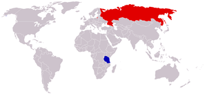 Rusia și Tanzania