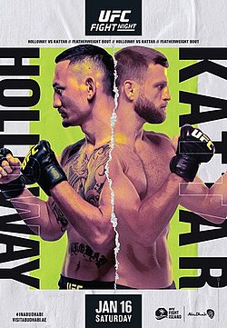 Постер UFC on ABC: Холлоуэй vs. Каттар