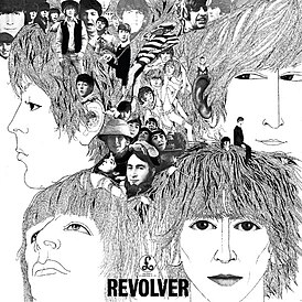 The Beatles -albumin "Revolver" kansi (1966)