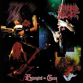 Обложка альбома Morbid Angel «Entangled in Chaos» (1996)