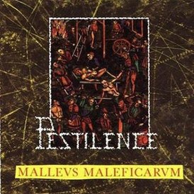 Обложка альбома Pestilence «Malleus Maleficarum» (1988)