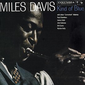 Обложка альбома Майлза Дэвиса «Kind of Blue» (1959)